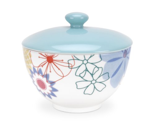 Portmeiron Potteries Ltd Crazy Daisy Zuckerdose mit Deckel