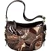 Coach Patchwork Signature Zoe Top Handle Pouch Bag 41886 Brown