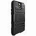 E-Time(TM) HTC One E8 Armor Shock Proof Heavy Duty Stand Cases with Swivel Belt Clip Cover + Free Premium Screen Protector and Ultra-sensitive Stylus Pen (Black/Black)