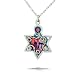 Chai (Life) in Star of David Necklace #0622