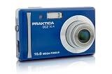 Praktica DCZ 10.4 Digitalkamera (10 Megapixel, 3-fach opt. Zoom, 6,9 cm (2,7 Zoll) Display, Tasche) blau