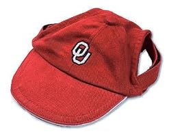 Oklahoma Sooners NCAA Dog Cap Hat Size Small