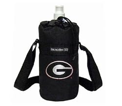 Georgia Bulldogs Water Bottle Holder and Bottle University of Georgia Sport Fitness Workout Gifts and Gift Ideas For Man Men Him Her Women Ladies Runners Joggers Sports OFFICIAL NCAA MERCHANDISE Water bottle