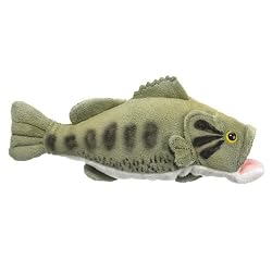 Large Mouth Bass Plush Toy 10"