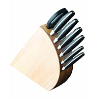 BergHOFF 8-Piece Forged Knife Block Set, Black