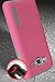 Phonelicious Slim Rugged Case with Screen Protector and Stylus for Samsung Galaxy J7 – Pink Matte