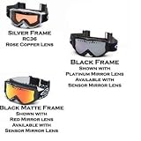 Smith SM-05528 BK Fuse Regulator Goggle Sensor Mirror Lens Black