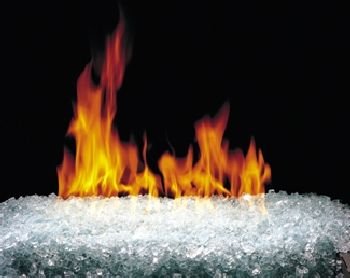 40 LB Clear Colored Glass for Peterson burner systems and gas firepits