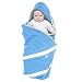 Wallaboo microfibre suede cuddly blanket Blue 0+