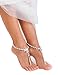 Wedding Foot Jewelry Barefoot Sandals Crystal Flowers