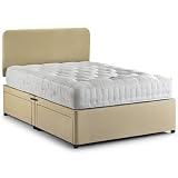 4 Drawer Double Divan Bed with Silentnight Mattress