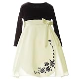 Toddler Girls Clothes Christmas Holiday IVORY FLORAL Dress RARE EDITIONS 2T-16
