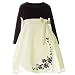 Toddler Girls Clothes Christmas Holiday IVORY FLORAL Dress RARE EDITIONS 2T-16