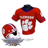 Clemson Tigers NCAA Football Helmet and Jersey Set