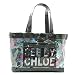 (シーバイクロエ)SEE BY CHLOE ミディアム クリアトートバッグ ZIP FILE 9S7142 N49 347 COTTON CANDY BLACK ブラックXピンクXブルー系マルチカラー 並行輸入品