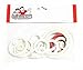 Game Room Guys Gottlieb Raven Pinball White Rubber Ring Kit