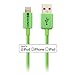 [Apple MFi Certified] Cable Matters Lightning Cable in Green 6.6 Feet/2 Meters
