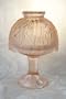 Candleholder Pink Glass with Shade