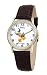 Disney Men's D063S003 Donald Duck Brown Leather Strap Watch
