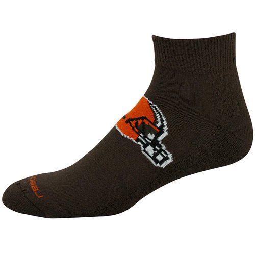 Reebok Cleveland Browns Brown Team Sun Ankle Socks