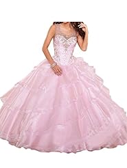 Sheer  Organza/Satin Bandage Dress/Quinceanera Dress/Party Dress  With Rhinestones