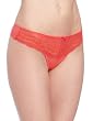 Betsey Johnson Women's Eyelet Lace Lo-Rise Wide Side Thong