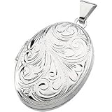 Sterling Silver Oval Shaped Locket