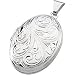 Sterling Silver Oval Shaped Locket