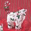Amy Lacombe Whimsiclay Cat- Peppermint