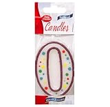 UPC 071169203007 product image for Candle Numeral #0 1 EA (Pack Of 6) | upcitemdb.com
