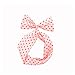 Cloris Girls Twist Bow Mix Print Wired Headbands(9 Pack)