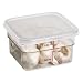 Cambro 2SFSCW 2 qt Capacity, 7-1/4" Length x 7-1/4" Width x 3-7/8" Height, CamSquare Camwear Clear Polycarbonate Food Storage Container (Cover Sold Separately)
