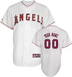 MLB Men's Los Angeles Angels of Anaheim Replica Jersey Personalized (White, 44/Large)