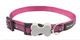 Outdoor Living : Red Dingo Paw Prints Dog Collar - Purple - Large - 25mm 40 - 60cm