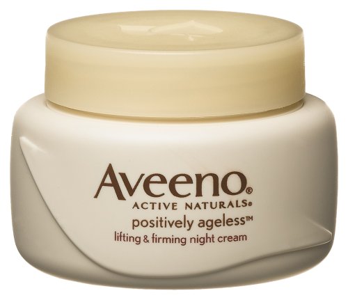 Aveeno Active Naturals Positively Ageless Lifting & Firming Night Cream, 1.7-Ounce Jar