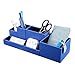 Vlando VPACK Office Desk Organizer - Leatherette 5-Compartment Desktop Stationery Storage Box Pen Holder (Starry Blue)
