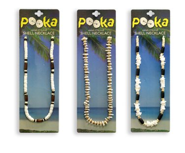 Click here to buy Pooka Shell Necklaces! 9 Puka Styles Hand Strung!.