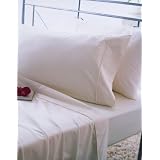 Exclusive 200 TC Finest Egyptian Cotton Housewife Pillowcase Pair in Ivory