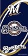 Milwaukee Brewers Fiber Reactive Pool/Beach/Bath Towel (Team Color)