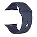Apple Watch Replacement Band - Valuebuybuy Soft Silicone Replacement Sports Wristbands Straps for Apple Wrist Watch iWatch All Models Formal Colors S/M Size-38mm/Midnight Blue
