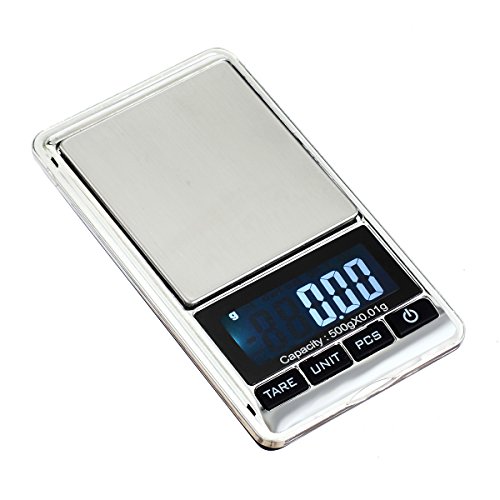 TBBSC 500g/0.01g Reloading Weigh, High, Precision Digital Pocket Scale for Jewelry and Gems Weigh - Kl-16