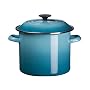Le Creuset Enamel-on-Steel 8-Quart Covered Stockpot, Caribbean