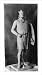 Historic Print (L): [Leif Ericson, full-length statue, facing right, holding shield]