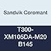 Sandvik Coromant, T300-XM105DA-M20 B145, HSS CoroTap 300 cutting tap with spiral flutes, Right Hand Cut, No Coolant