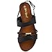 Nature Breeze Women's Slingback Ankle Buckle Open Toe Strap Casual Sandal Shoes