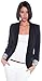 Lucky 21 Women's Cuffed Sleeve One Button Boyfriend Blazer