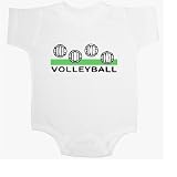 Volleyballs - Sports and Games Baby Onesie