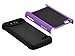 ZTE Speed Case, RANZ® Black/Purple Heavy Duty Dual Layer Armored Hybrid Case Cover For ZTE Speed N9130 (Boost Mobile)