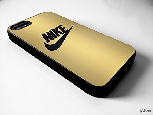 Gold NIKE Iphone 4/4s 5 5c 6 6plus Case (iphone 5c black)