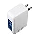 Energen 4.2A Quad USB Foldable Wall Charger (White) iPhone 6, iPhone 6 plus, iPhone 5, iPhone 5s, smartphone charger, iPod touch, iPad, Samsung Galaxy, 4-port charger